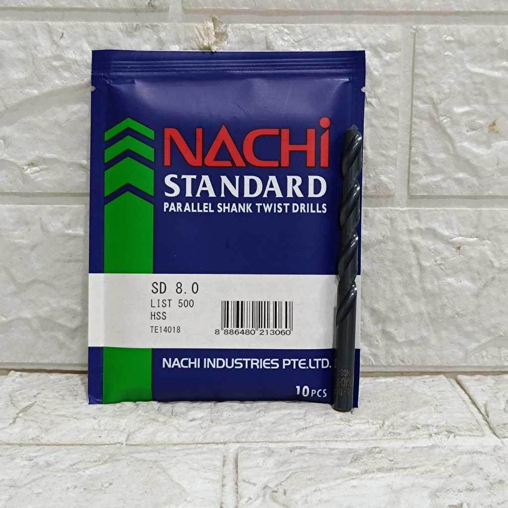 nachi 8mm / mata bor besi nachi 8mm / mata bor hss nachi 8mm
