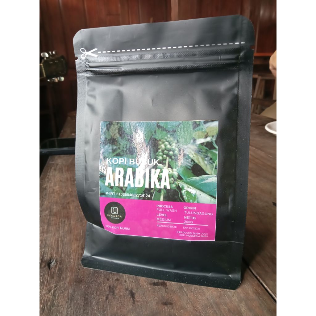 

Kopi bubuk Arabika Full Wash 200 gr