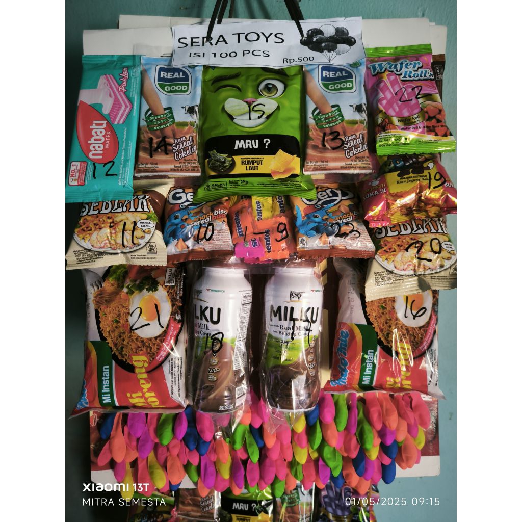 

paket usaha balon renceng berhadiah isi 100pcs