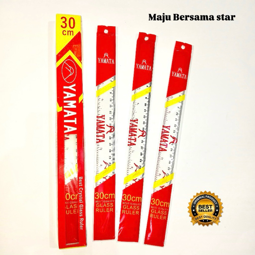 

Penggaris YAMATA 30cm 1 lusin isi 12 pcs