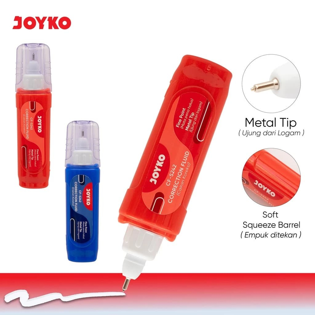 

JOYKO Correction Fluid Cairan Koreksi Penghapus Cair CF-S242