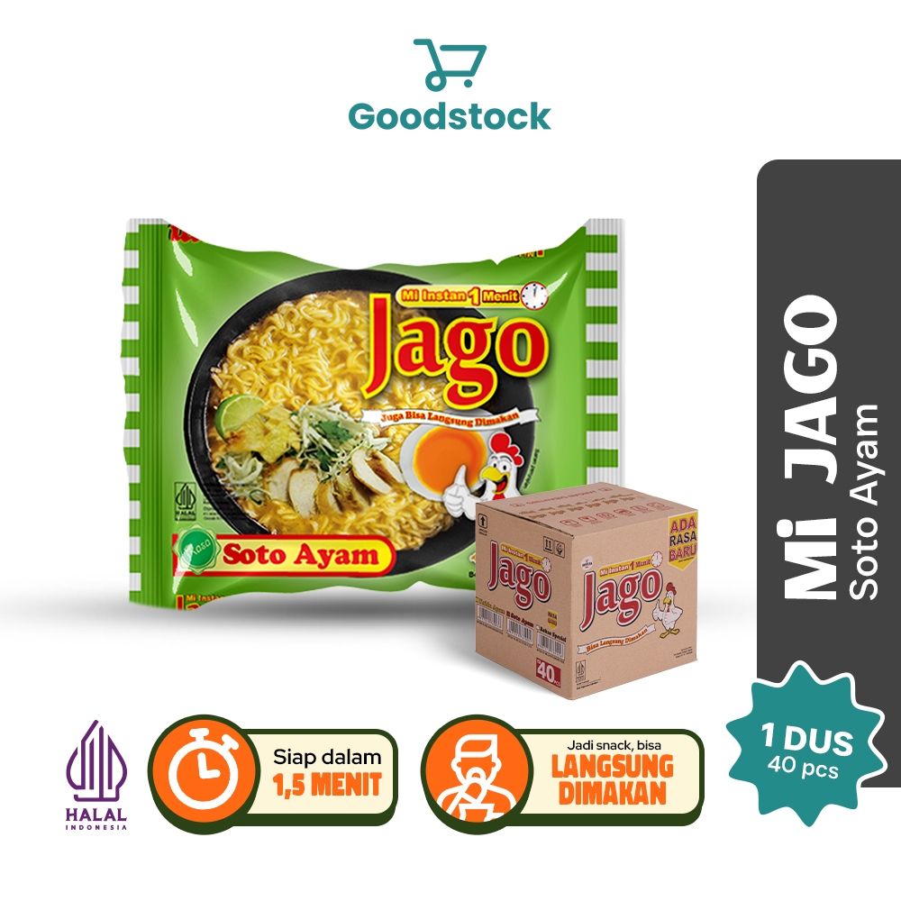 

Mie Jago Soto Ayam 1 Dus - Mie Instan Rasa Soto Ayam