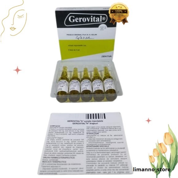 Gerovital Ampul Coklat 100% Original - Gerovital ORI ED 2027/2028