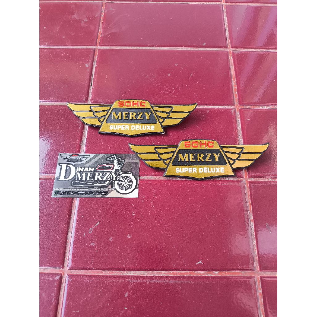 Emblem tepong/ emblem box aki kawasaki binter merzy kz200