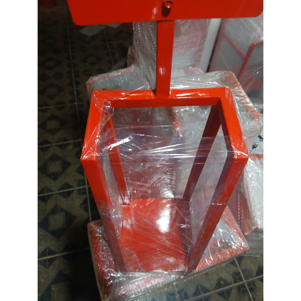 Rak tabung apar isi gas CO2 yamato 3 kg sampai 5 kg khusus diameter tabung 12 cm tinggi 50 cm dan 70