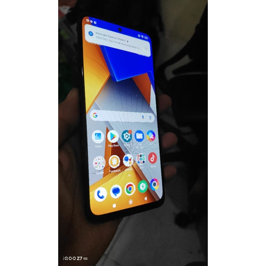 LCD POCO M4 PRO ORIGINAL AMOLED minus Retak