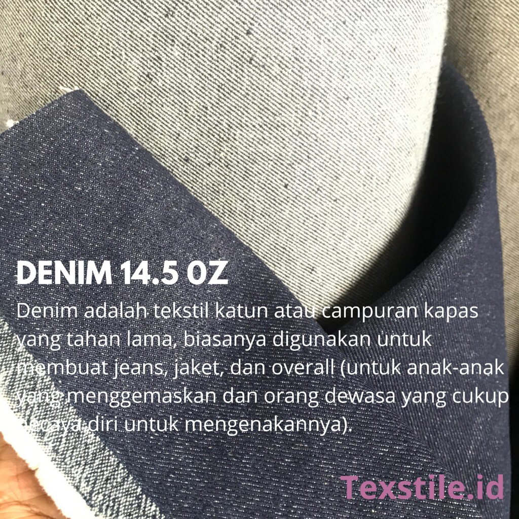 kain denim meteran | bahan jeans 14 0z | bahan raw denim 14 , 13 0z | raw denim | Bahan meteran Kain