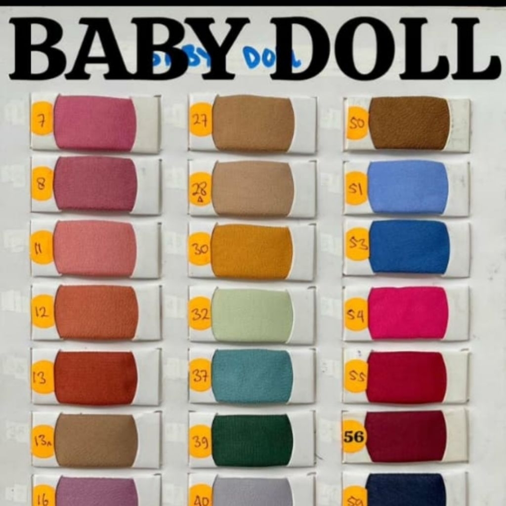 kain grosir minimal pembelian 1 roll kain Ceruti baby dol