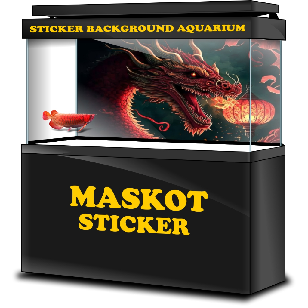 STICKER AQUARIUM, STIKER AKUARIUM, AQUASCAPE,  STIKER KACA AQUARIUM, STIKER BACKGROUND AQUARIUM, STI