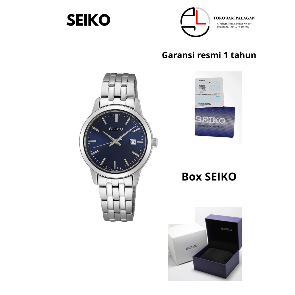 SEIKO cewek SUR407P1 SUR407 stainless silver