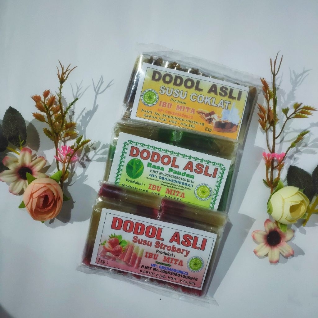 

DODOL Pelangi Macam Macam Rasa Asli Kandangan Produksi IBU MITA