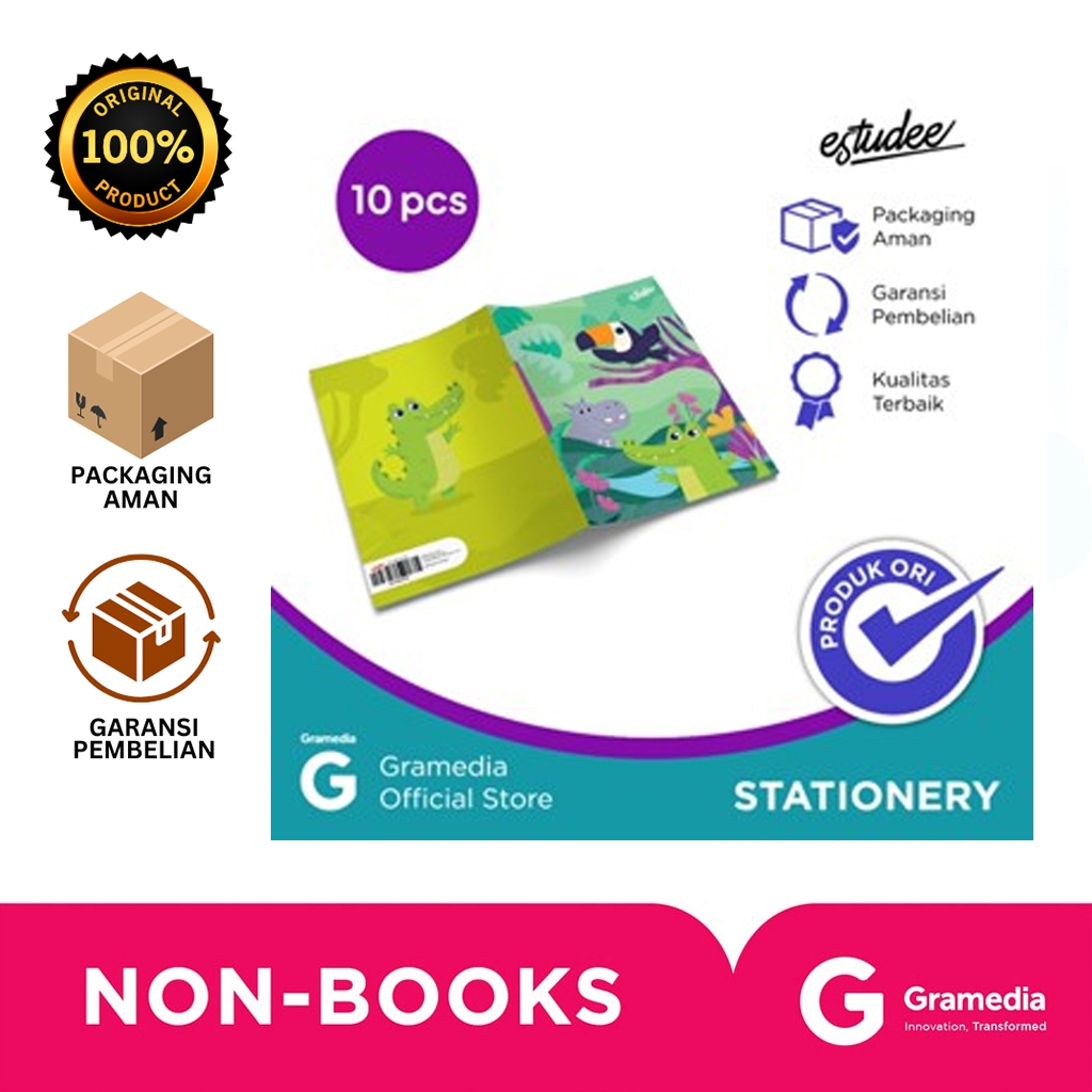 

Gramedia Bali - ESTUDEE I KWARTO 38 ANIMALS ISI 10