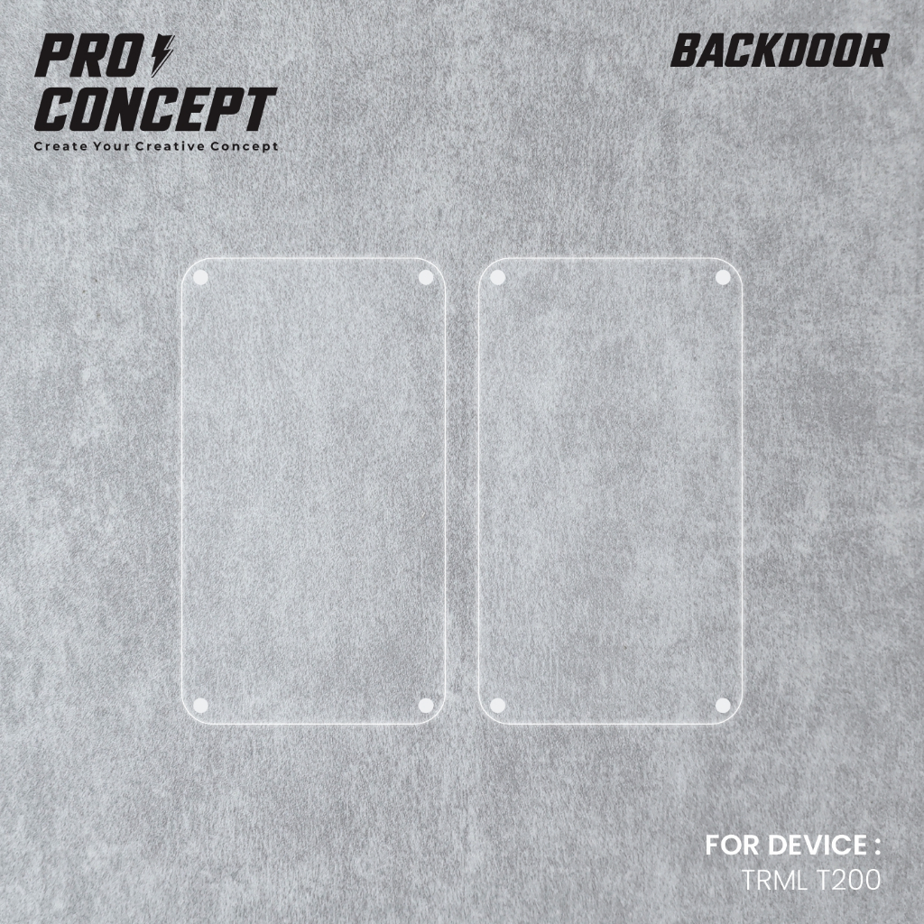 

#17 Proconcept acrylic frame magnet back n door series T- 200 | Clear