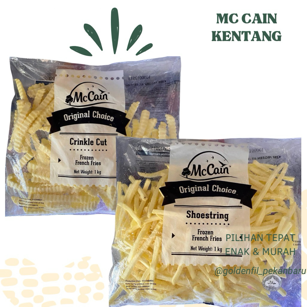 

Mc cain kentang lurus frozen 1kg