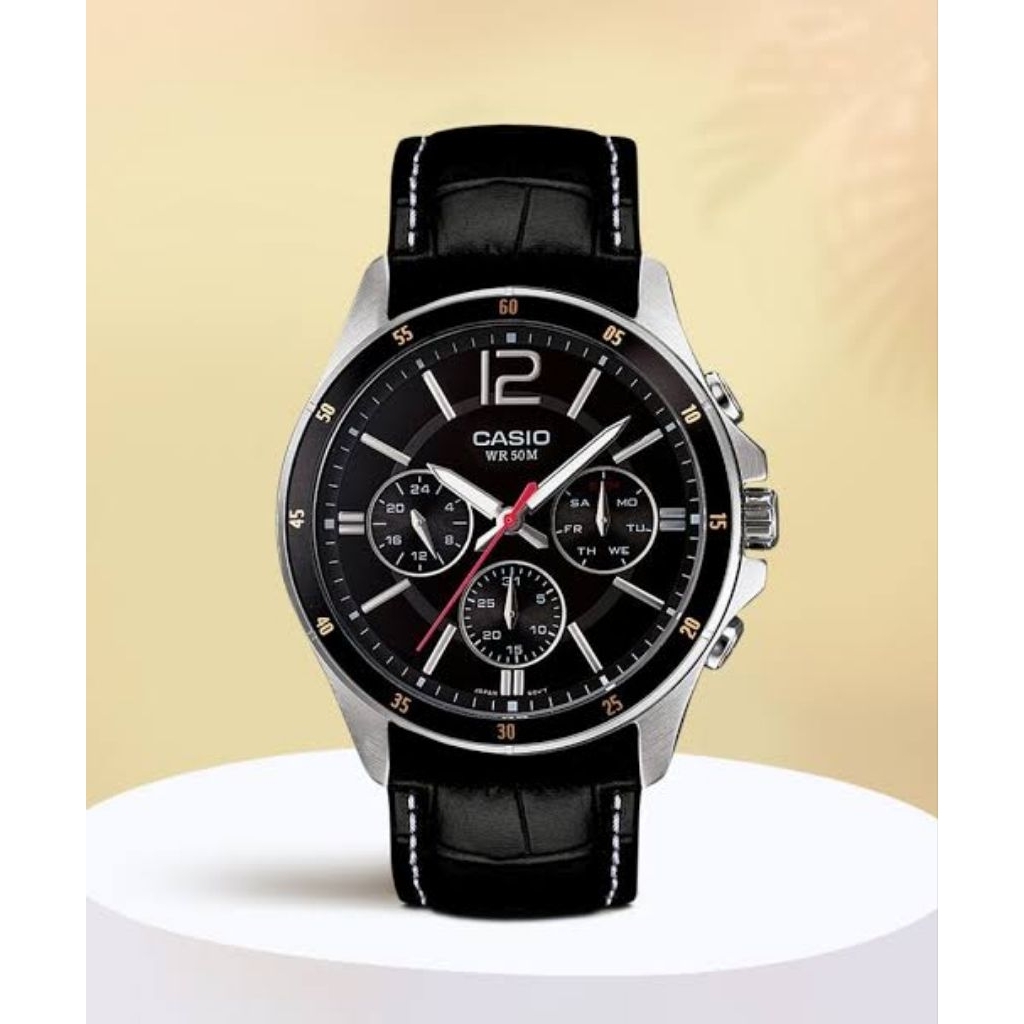 Jam Tangan Casio Pria MTP-1374L-1A Original mtp1374