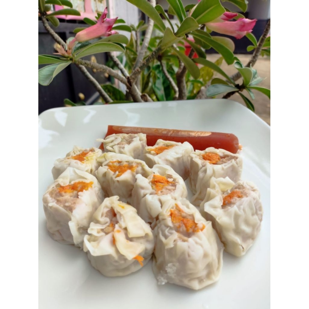 

Dimsam Halal dan saos premium isi 10