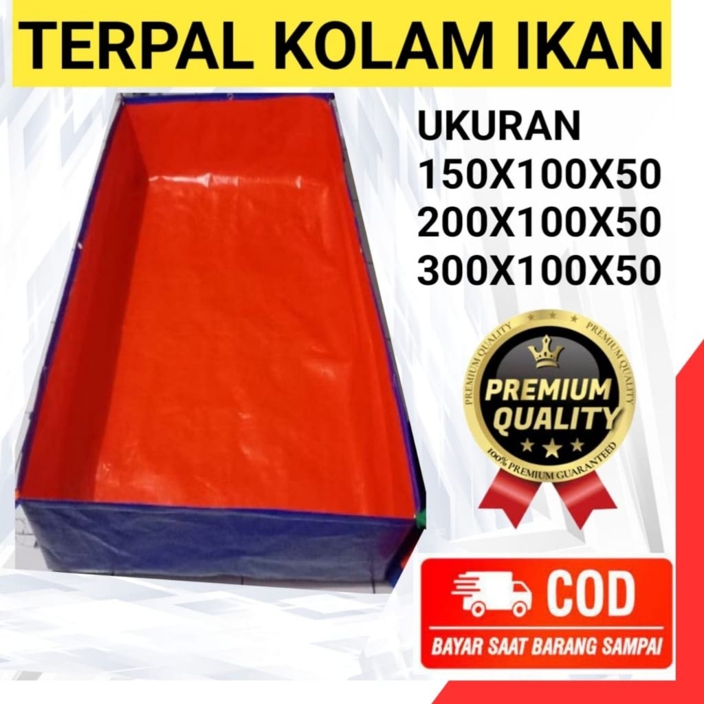 Terpal Kolam Ikan Lele Anti Bocor