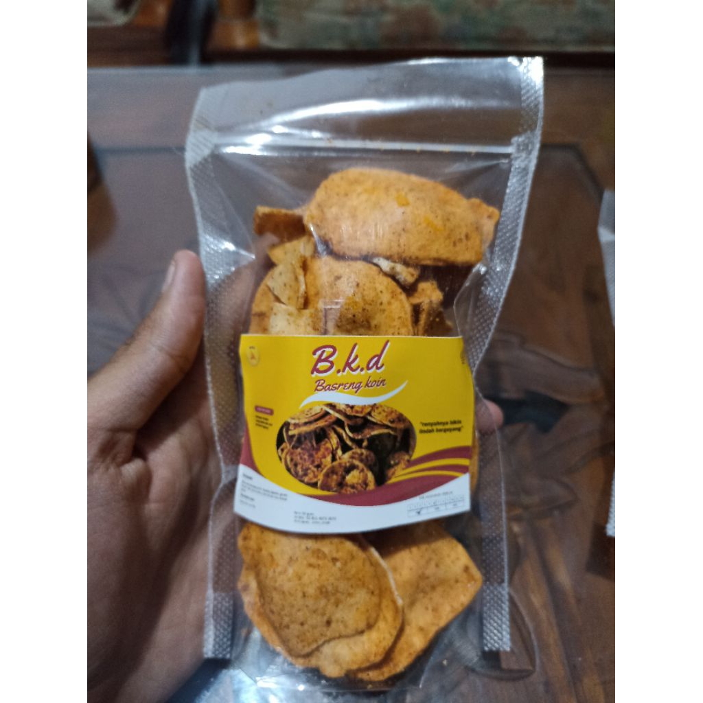 

Basreng koin pedas/gurih