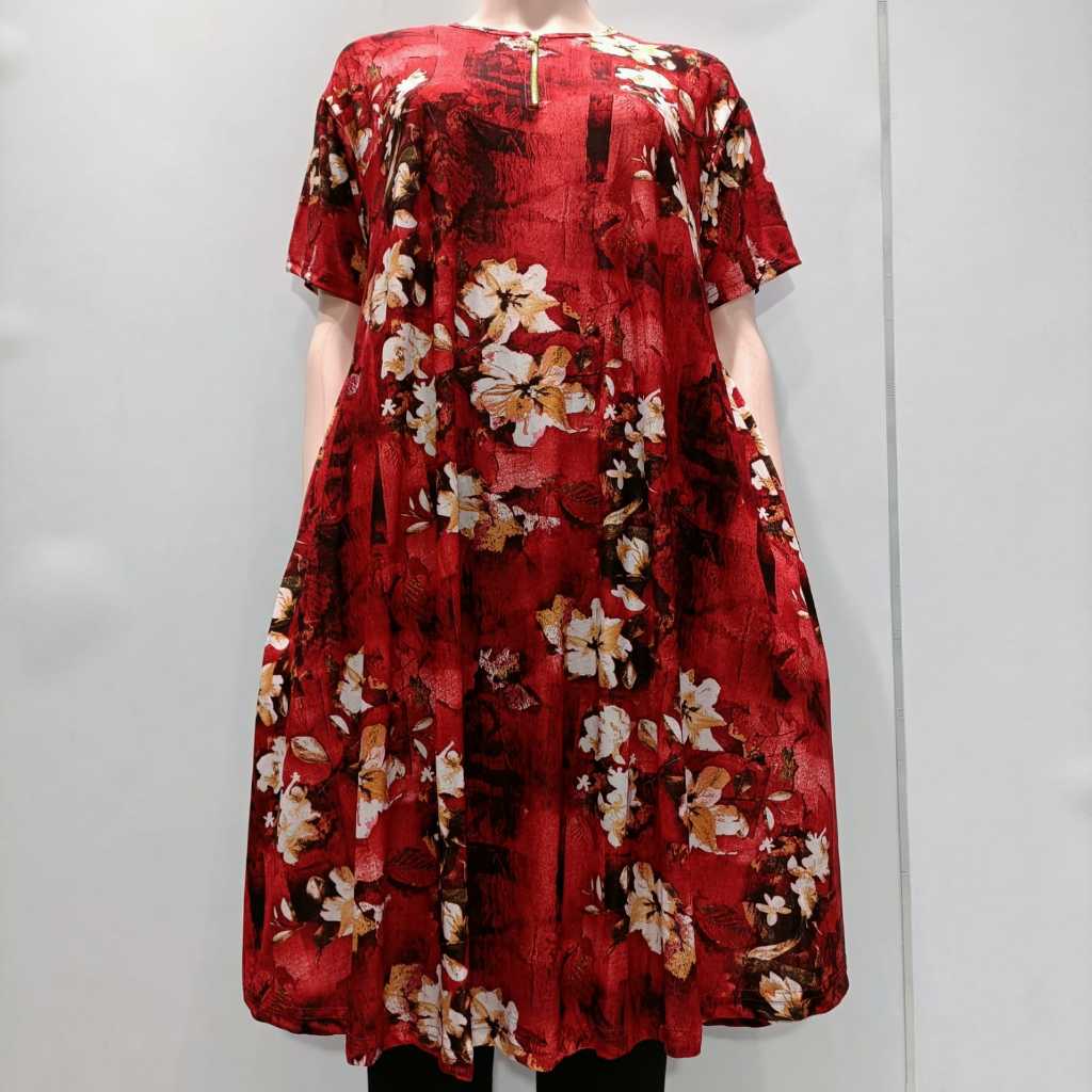 Daster shakira Jersey korea Super Jumbo/ Daster Model Mayung Kekinian