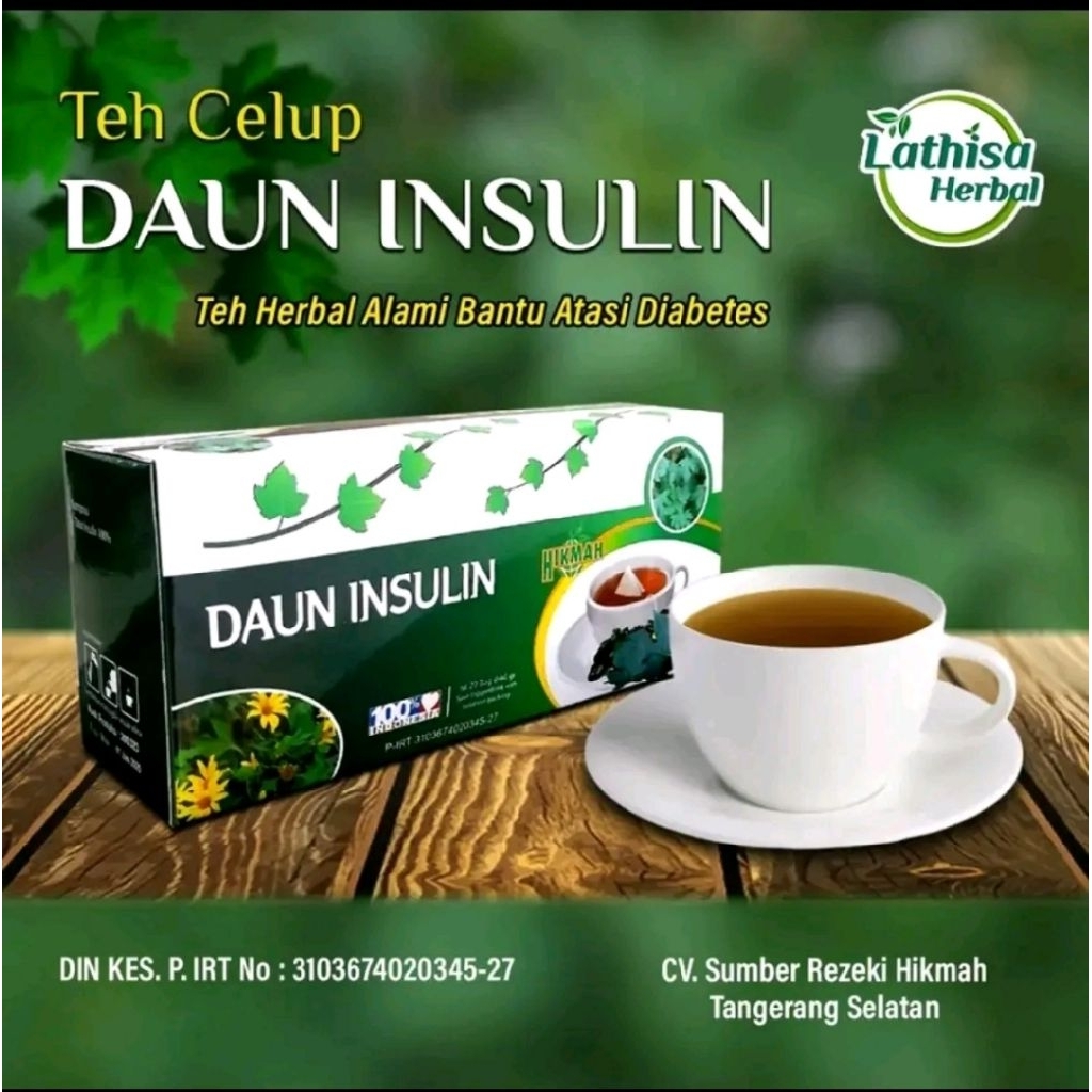 

Teh Celup Daun Insulin Untuk Diabetes