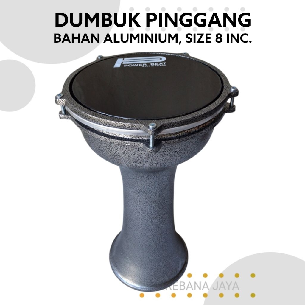 Darbuka Aluminium Dumbuk Calty 8 inc