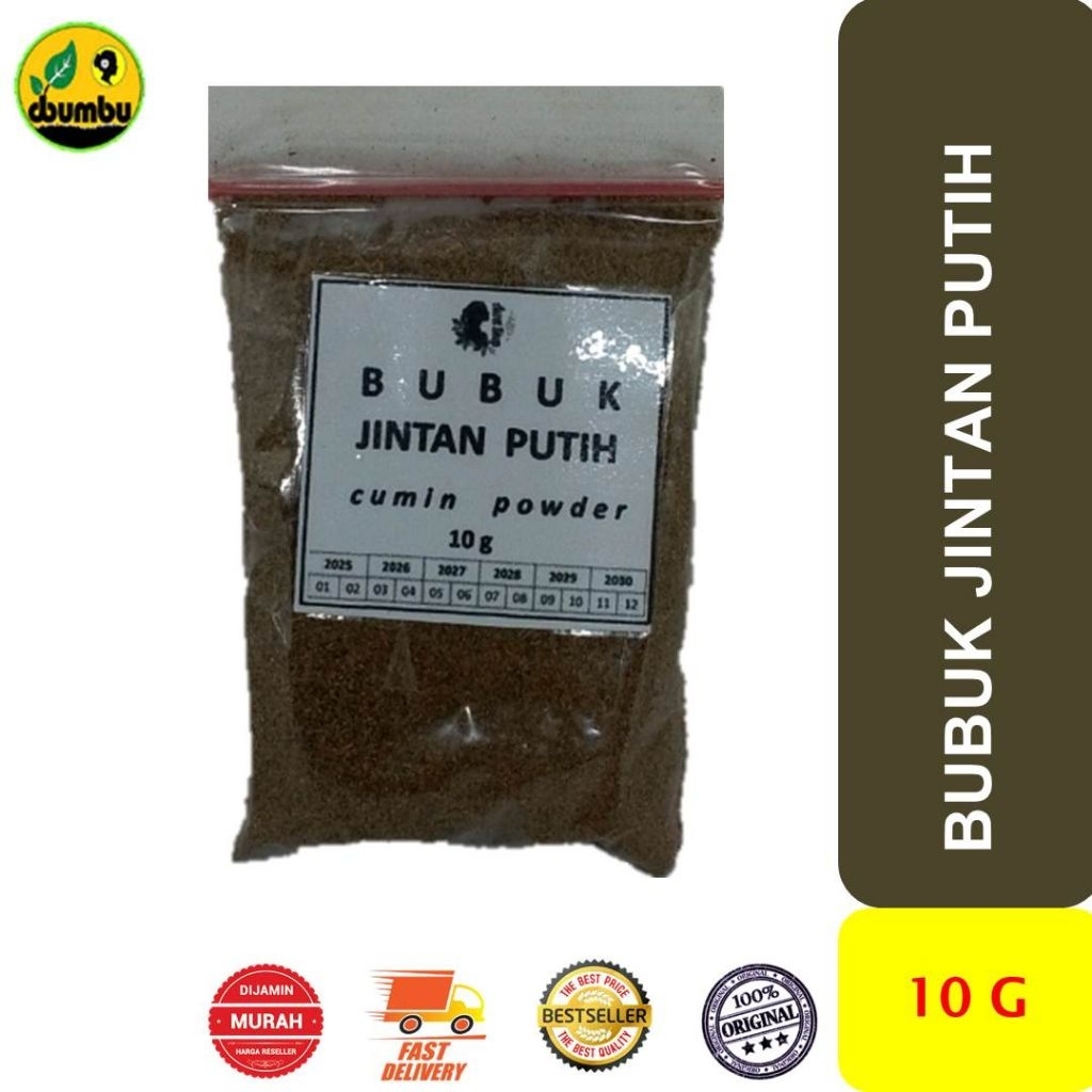 Bubuk Jintan Putih kemasan Sachet 10 gram/ Jinten / Cumin