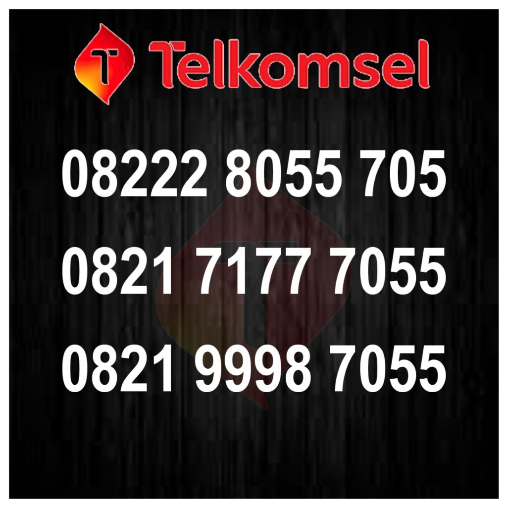 no cantik simpati 4g 5g ekor 705 7055