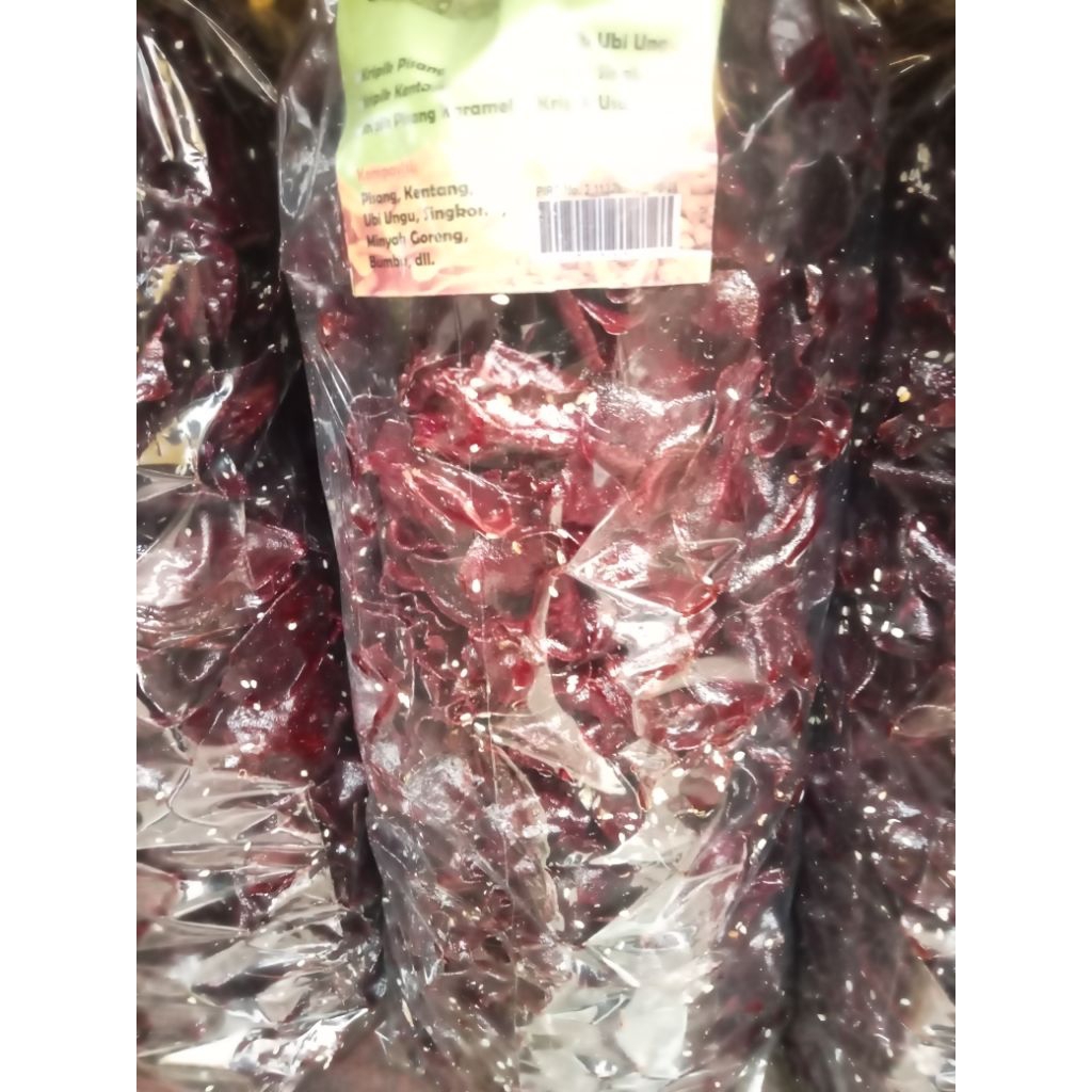 

keripik ubi wijen manis gurih kemasan 1kg