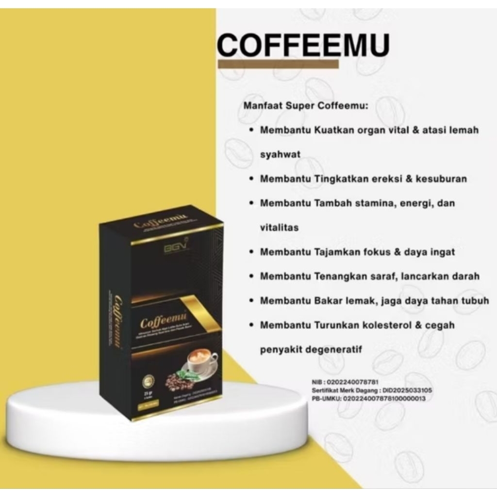 

Kopi Bgn Original 100% Kopimu Kemasan Terbaru