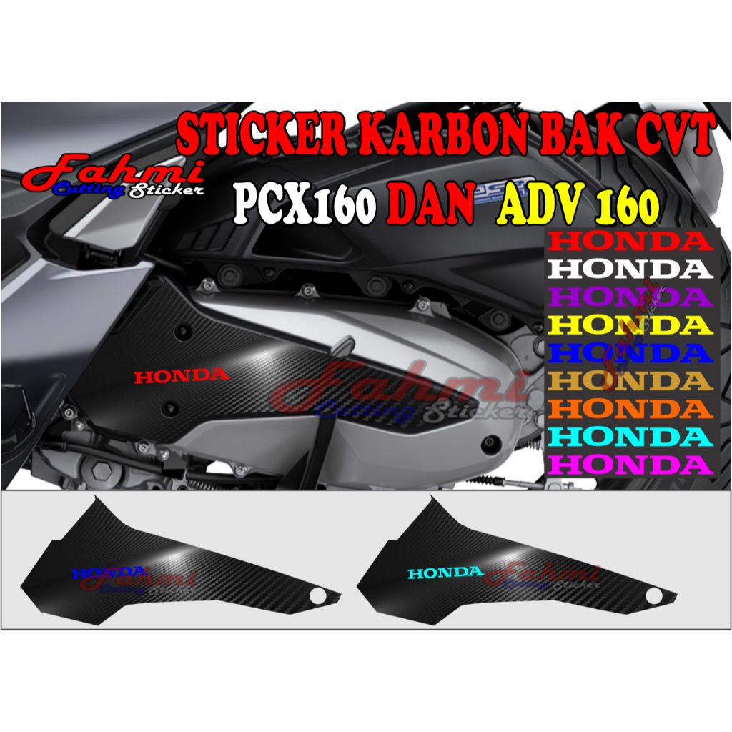 Stiker  Bak CVT PCX160 dan ADV 160