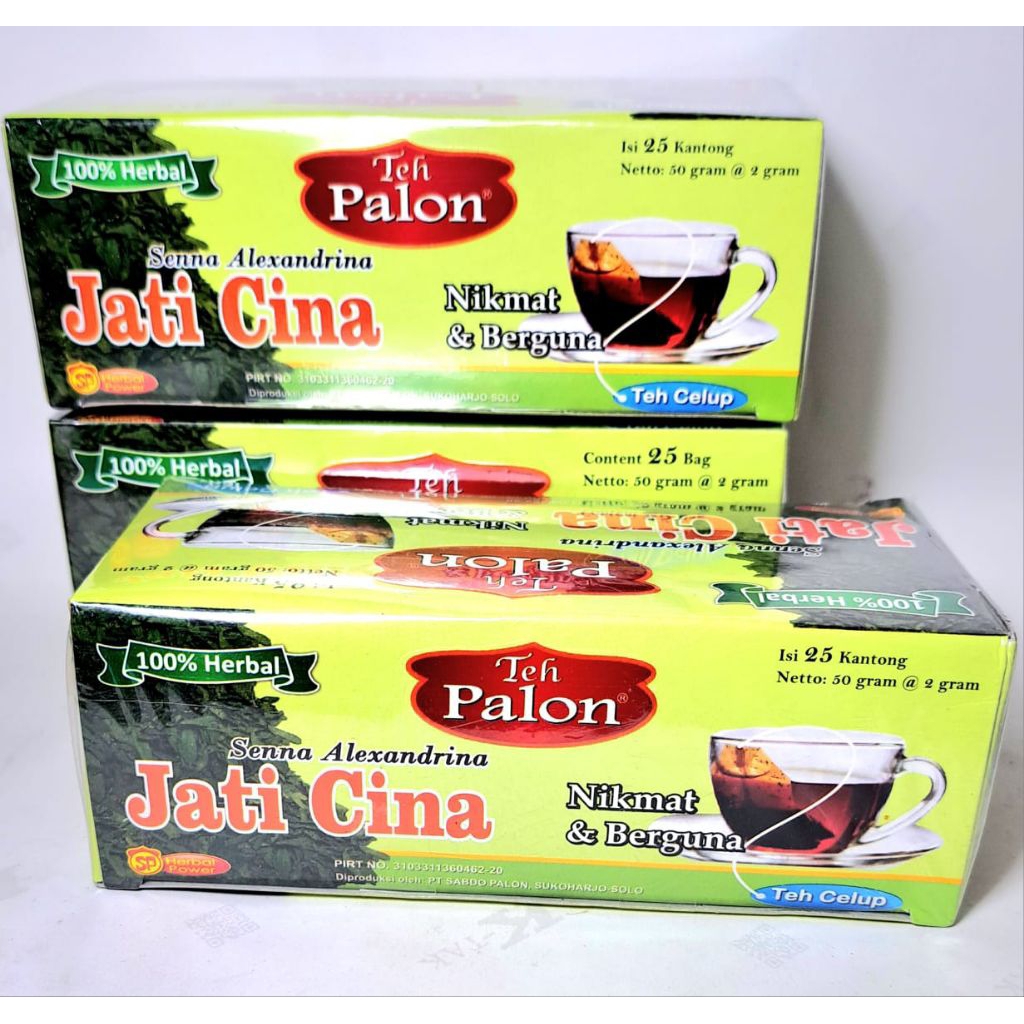 

TEH CELUP JATI CINA SABDO PALON ASLI HERBAL ALAMI ISI 25 KANTONG @ 2 GRAM