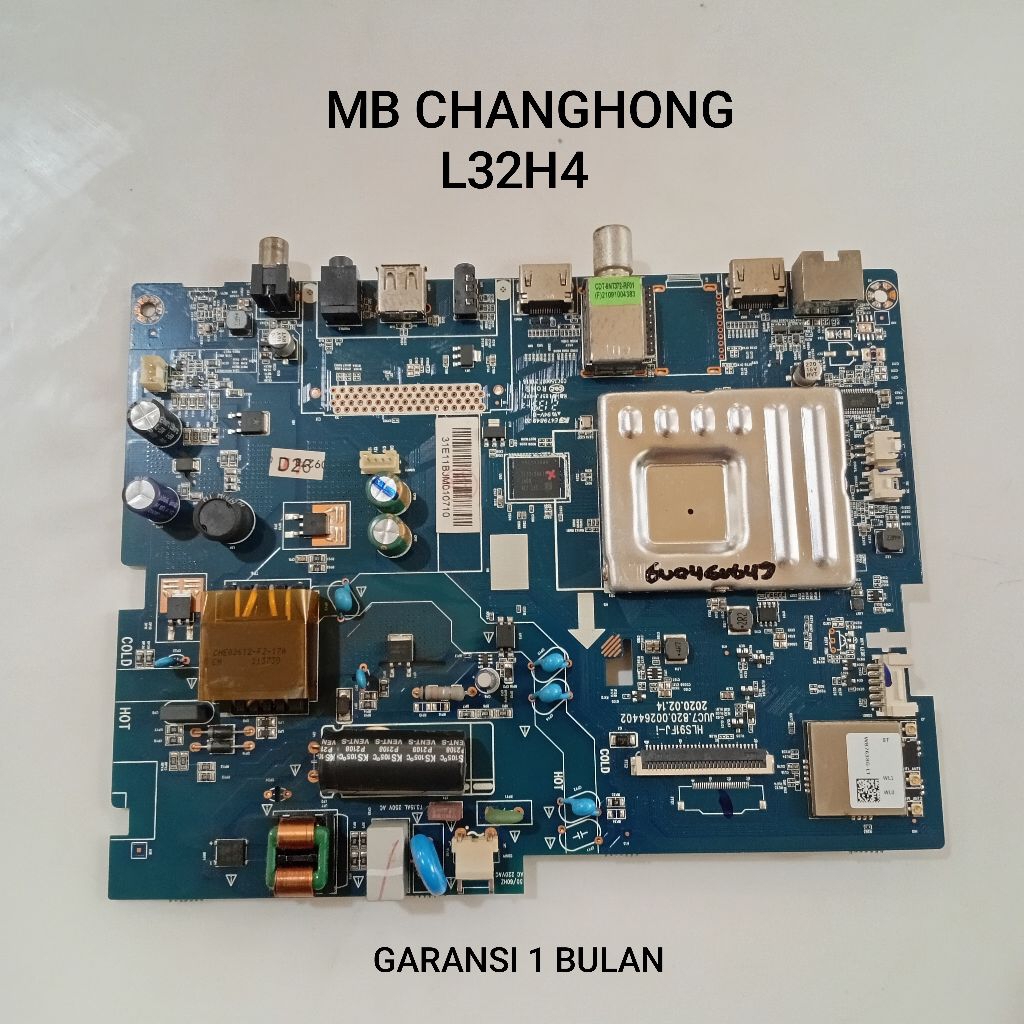 MB CHANGHONG L32H4 - MAINBOARD - MOTHERBOARD - MOBO - MODUL - MESIN TV CHANGHONG L32H4