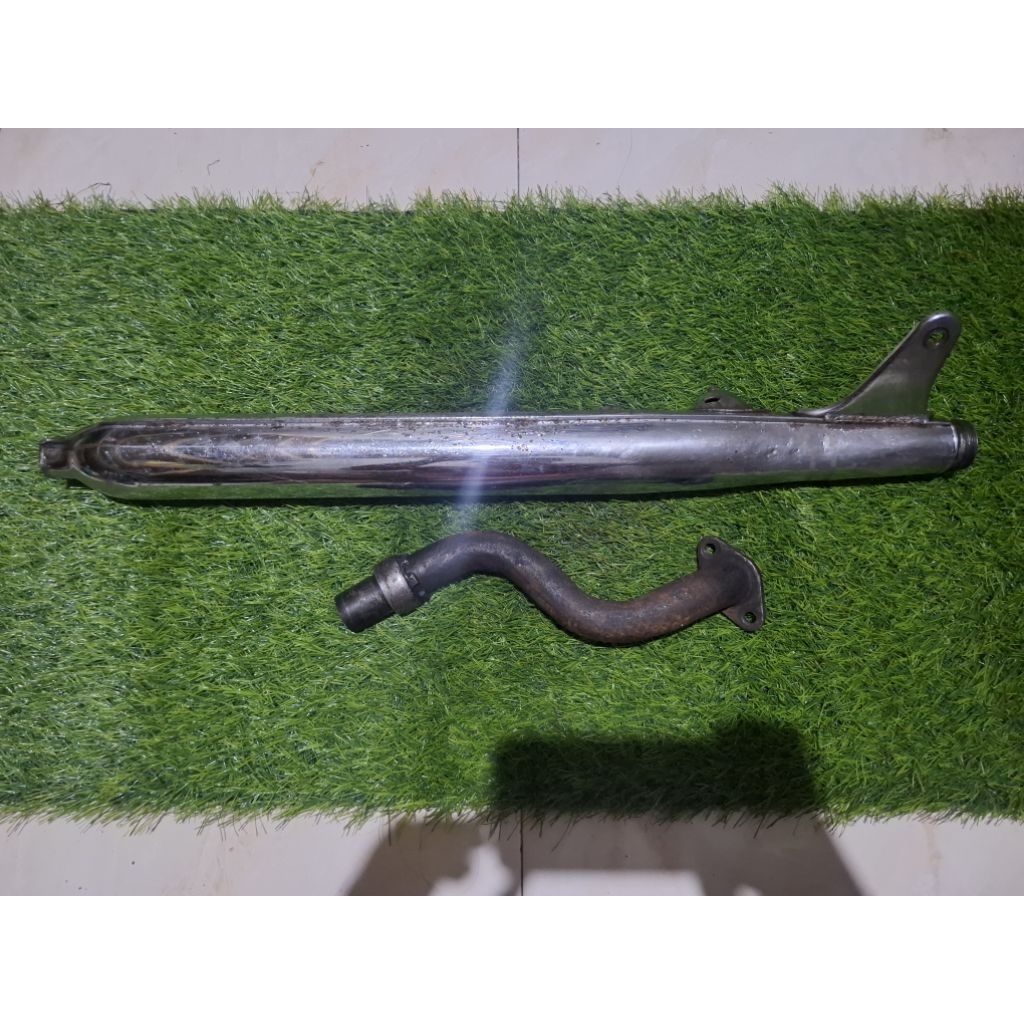 knalpot yamaha v75 v80 original