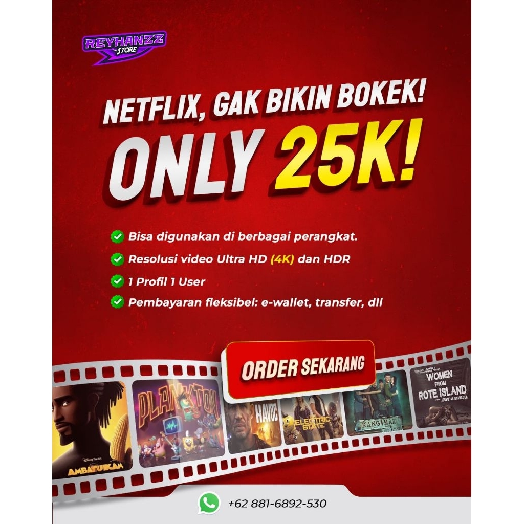 NETFLIX PRIVATE | 1BULAN