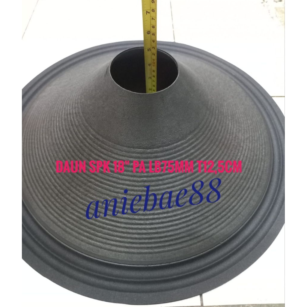 Daun speaker 18inch PA Lubang Coil 7,5cm