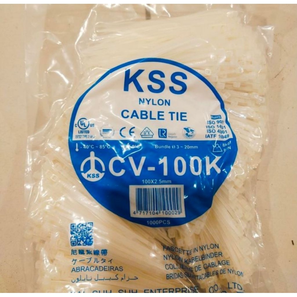 

Kabel Ties KSS 10 CM Isi 1000PCS
