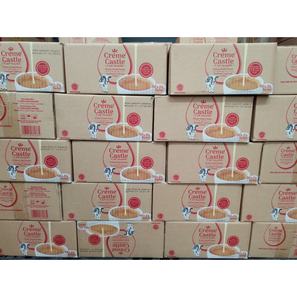 

Creme Castle - Susu Kental Manis Sachet 37gr 1Dus