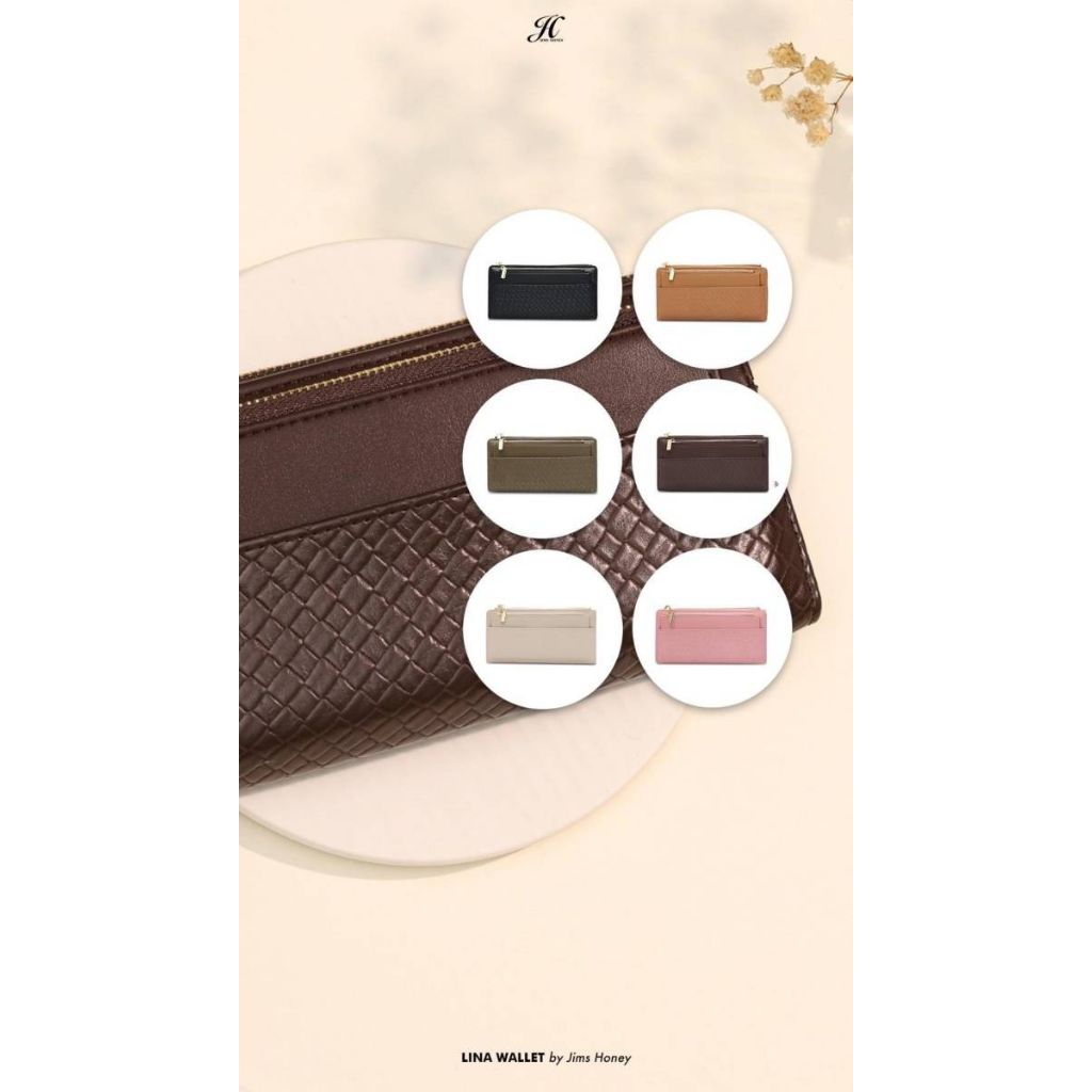 Lina wallet JimsHoney/Dompet panjang/Dompet wanita/Dompet JimsHoney