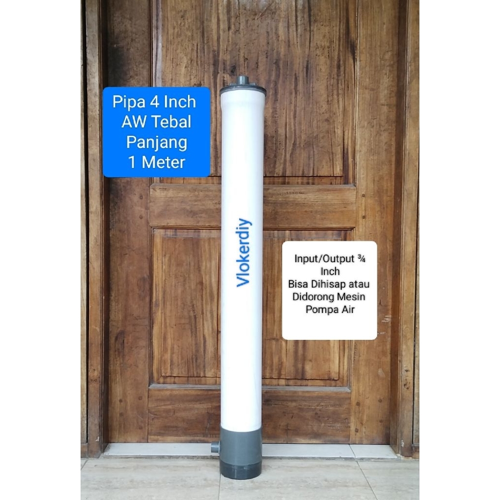 Filter Air Sumur Bor Bau Besi Berminyak PDAM Keruh Bisa Didorong Pompa Air 4 Inch