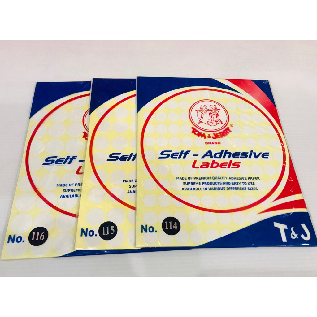 

Label Tom & Jerry / Label Sticker Bulat No 114/115/116