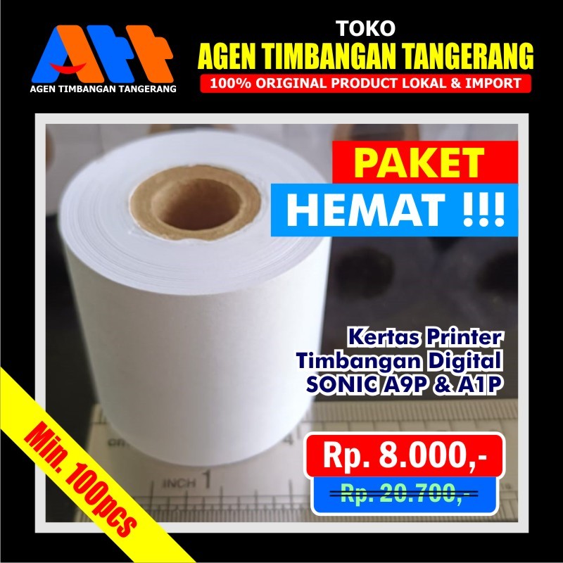 

Kertas printer timbangan a9p a1p PAKET HEMAT Paling Murah