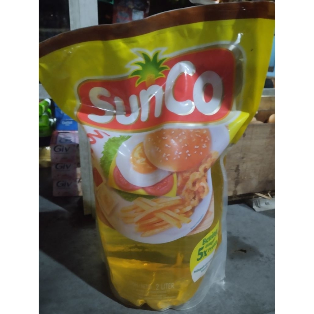 

minyak goreng Sunco 1karton kemasan 2L x 6 pouch