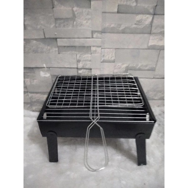 Panggangan Portable Bakaran Sate Ikan Ayam Sosis Bakar Arang