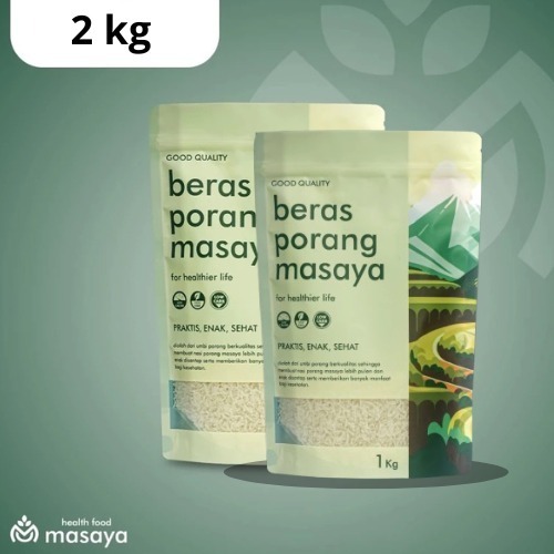 

Masaya Beras Porang 2kg Instant Konjac Rice Mudah & Praktis