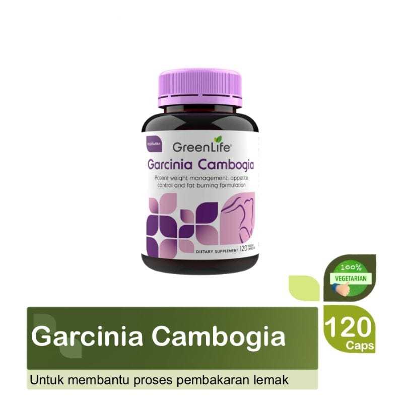 GreenLife Garcinia Cambogia isi 120 Kapsul Vitamin Fat Burn Vegetarian