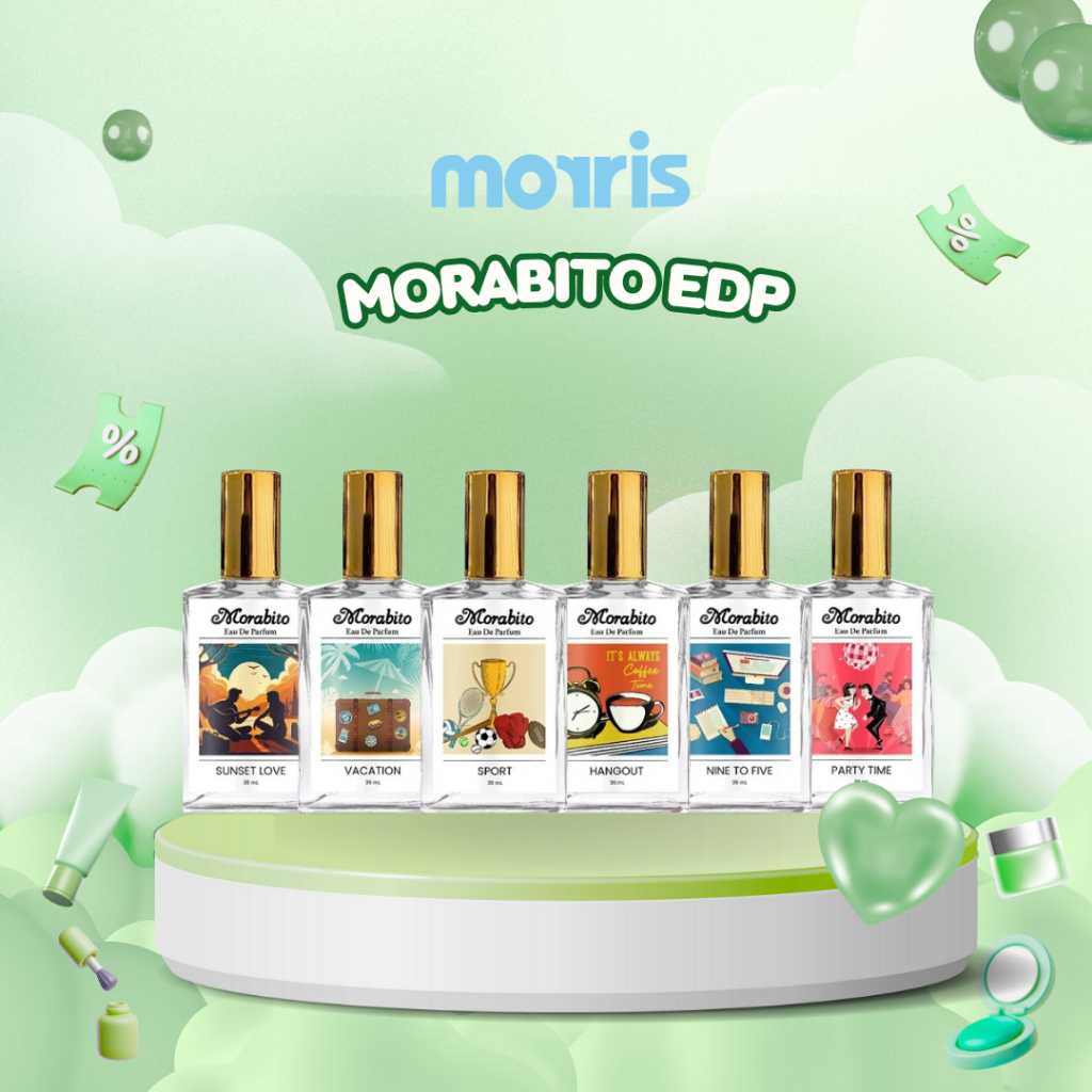 MORABITO PARFUME EDP (EAU DE PARFUME) 35ML READY SEMUA VARIAN AROMA / Parfum Morabito