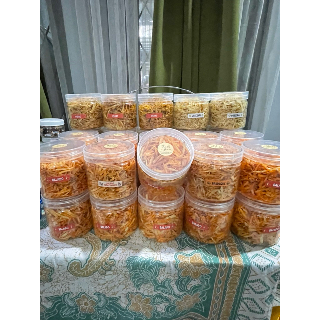 

Keripik Singkong krispii kongzz Toples