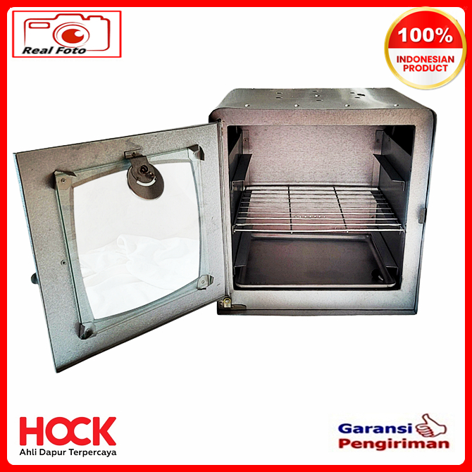 RB Oven Kompor Oven Gas Oven Tangkring Aluminium Plus Thermometer Tebal ORI Hock Zinc Alu 29 dan 22