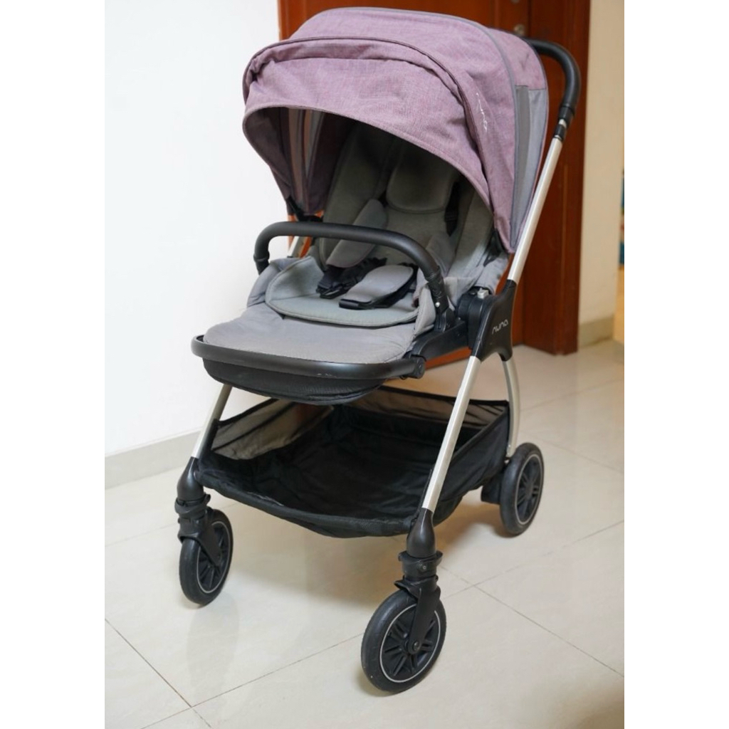 Nuna Triv Stroller Reversible Seat Cherry Preloved