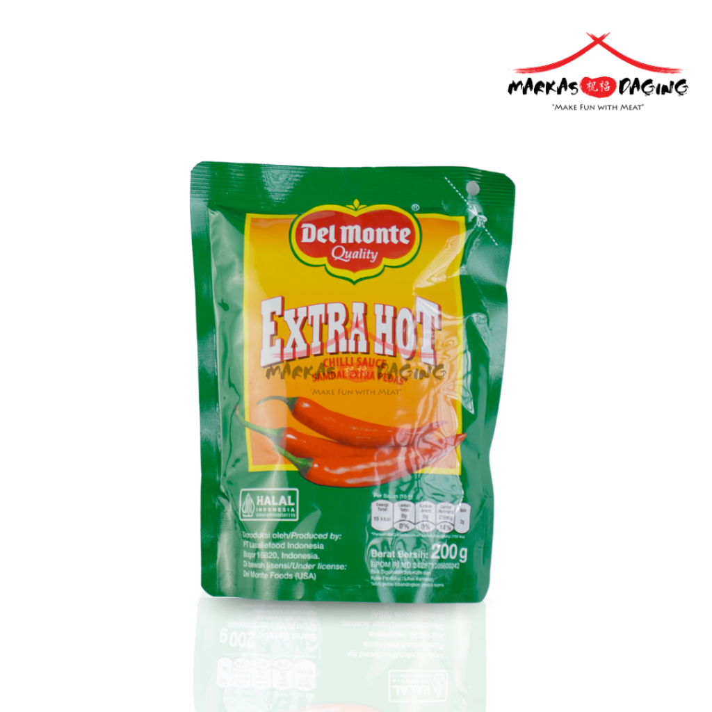 

DelMonte Extra Hot Sauce Standing Pouch 200gr - Markasdaging